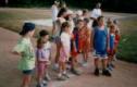 Bieg dla dzieci zorganizowany przez KB Jogging(2001r), fot.J.Koso